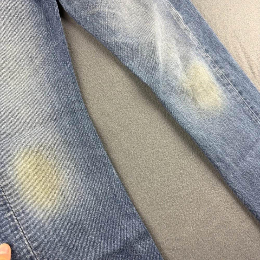 Levi's 501 Jeans Men's 29x30 (Fits 30x29) Blue Button Fly Faded Straight Regular